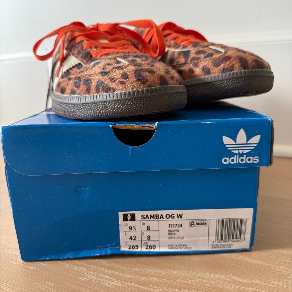 Adidas Samba OG Women’s animal print pony sneaker 9.5 - Picture 4 of 12